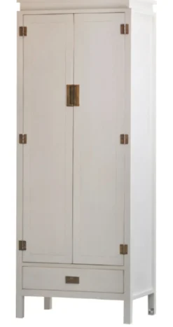 Asiatischer Mehrzweckschrank Weiß