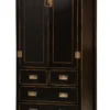 Asiatischer Schrank Shanghai schwarz