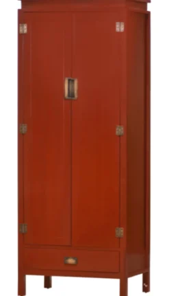 Asiatischer Wäscheschrank rot