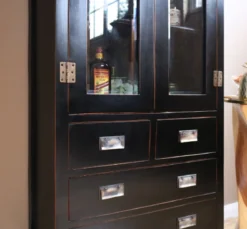 Asiatisches Highboard Yantai schwarz