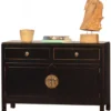 Asiatisches Sideboard 120 cm schwarz