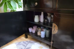 Asiatisches Sideboard 120 cm schwarz