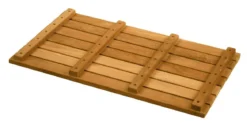 Bad Fußmatte Holz Milo