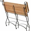 Bank Bellevue mit Leisten aus Teak