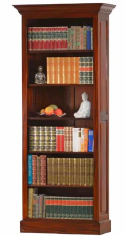 Bücherregal Kolonialstil Mahagoni