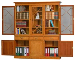 Bücherschrank 3-türig Eibe