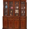 Bücherschrank 4-türig Mahagoni Breakfront