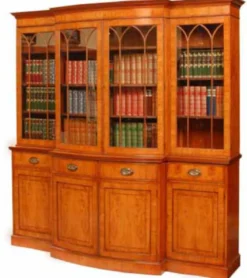 Bookcase Bow 4-türig Eibe
