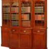 Bookcase Bow 4-türig Mahagoni