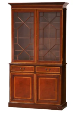 Bookcase 2-türig Mahagoni