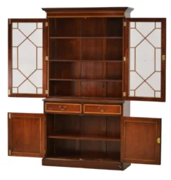 Bookcase 2-türig Mahagoni