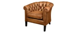 Chesterfield Sessel Newhaven mit Knöpfung