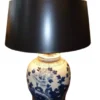 China Vasenlampe Blau/Weiss