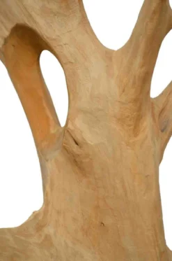 Deko Teakholz Ast massiv 90-100 cm