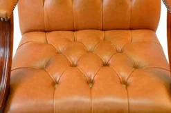 Drehbarer Ledersessel Edward