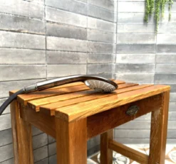 Duschhocker Holz Benito