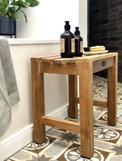 Duschhocker Holz Benito