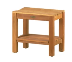 Duschhocker Holz Delio