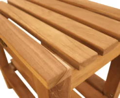 Duschhocker Holz Delio