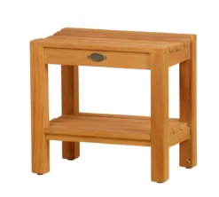 Duschhocker Holz Stella