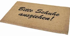 Fußmatte Kokos Schuhe ausziehen