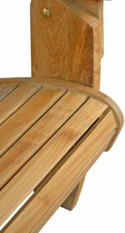 Hamburger Alstersessel in Teak gefertigt