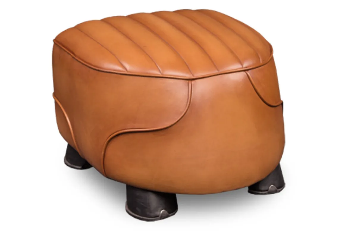 Leder Hocker Memphis