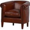 Ledersessel Vintage Dark Brown
