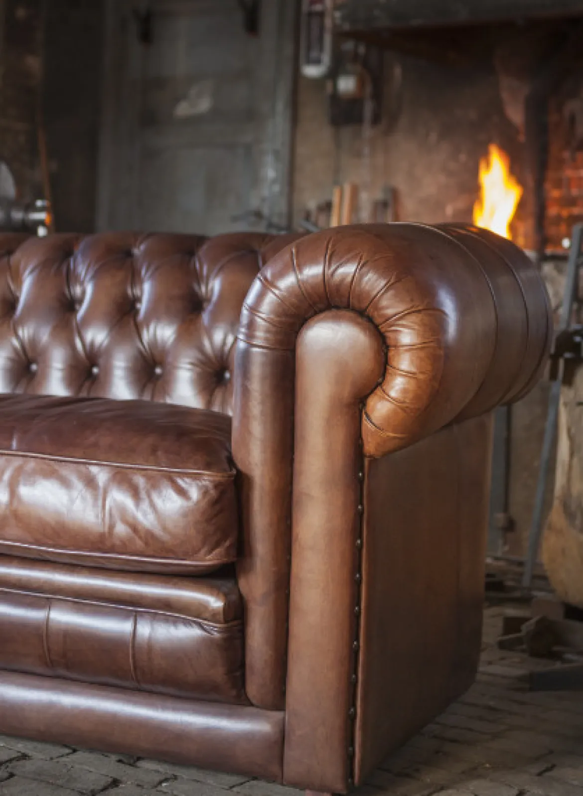 Leder Sofa Clarence