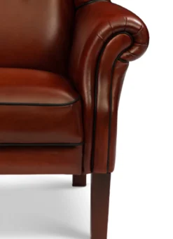 Leder Wing Chair Belmont