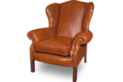 Leder Wing Chair Horton