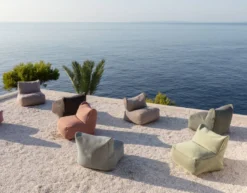 Loungesessel Dotty Sitz türkis