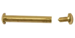 Messing Hülsenschraube massiv 2-teilig CF-1 70 x 9 / 15 mm