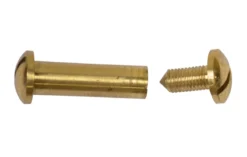 Messing Hülsenschraube massiv 2-teilig CF-2 41 x 9 / 15 mm