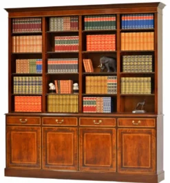 Open Bookcase Mahagoni half & half