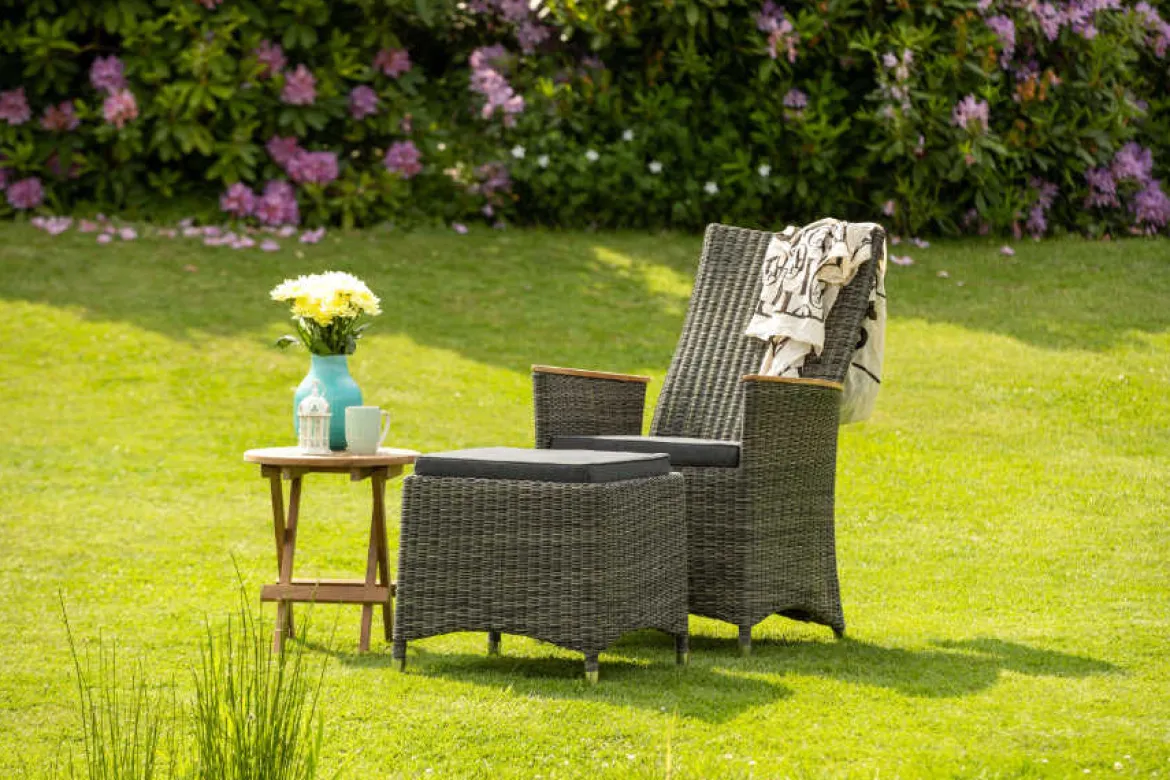 Rattan Geflecht Hocker Camden