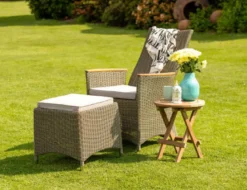 Rattan Geflecht Relaxsessel Camden