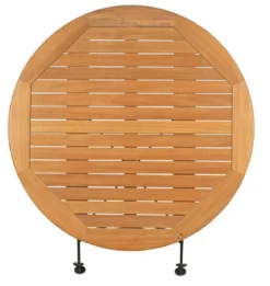 Runder Teak Klapptisch Bellevue 100cm