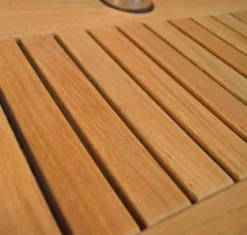 Schirmständer Teakholz quadratisch