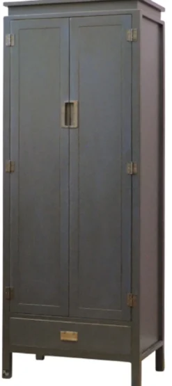 Schrank grau