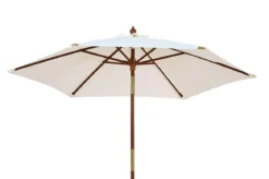 Sonnenschirm weiß Sunshine 240 cm