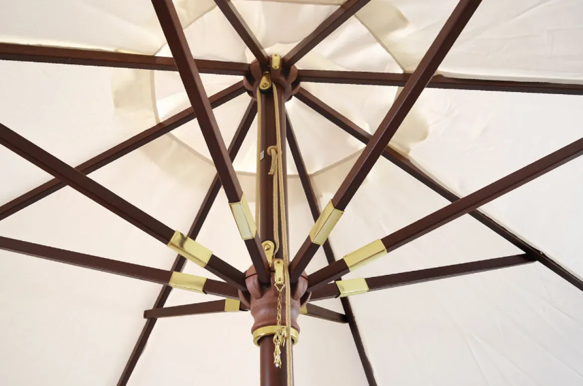 Sonnenschirm weiß Sunshine 350 cm