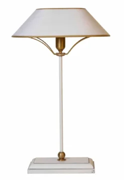 Stablampe weißschwarz patiniert