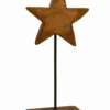 Standfigur Stern Teakholz massiv