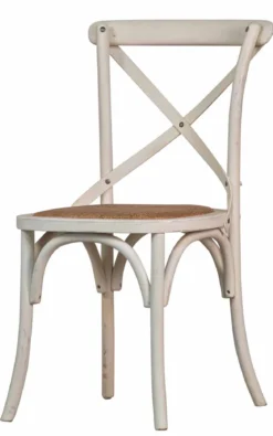 Stuhl im thonet-Stil antikweiß