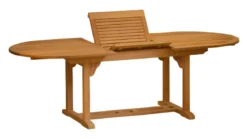 Teak Ausziehtisch Brighton oval 240 cm