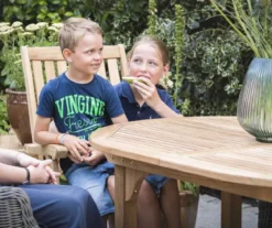Teak Ausziehtisch Brighton oval