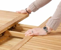 Teak Ausziehtisch Brighton rechteckig