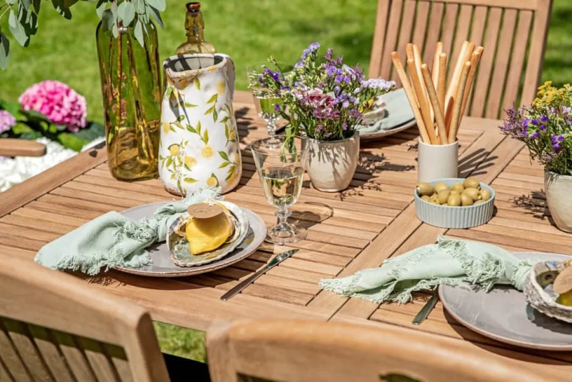 Teak Ausziehtisch Brighton rechteckig 180 cm
