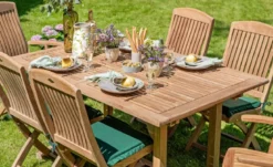 Teak Ausziehtisch Brighton rechteckig 180 cm